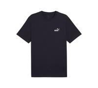 PUMA T-shirt ESS Small No. 1 Logo – Mixte – Bleu marine/blanc – Taille S