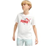T-shirt Puma Ess Logo Lab Summer Tee B, Blanc, Fille 128 cm
