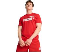 T-shirt Puma Ess Logo Lab Summer Tee, Rouge, Homme XL