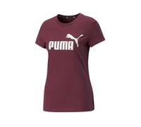T-shirt PUMA Ess Logo Tee W Bordeaux - Femme/Adulte S