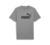 Puma T-shirt ESS No. 1 Logo Tee - mixte, gris moyen chiné - M
