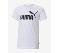 T-shirt Puma Essentials Logo manche courte blanc noir garçon - 104