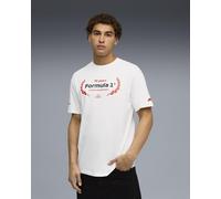 T-shirt Puma F1 Essentials Graphic manches courtes blanc noir rouge - S