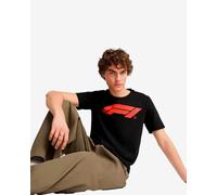 T-shirt Puma F1 Essentials Logo manches courtes noir rouge - L