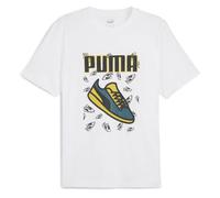 T-shirt - Puma - Graphics Sneaker Tee - Blanc - Coton - Manches courtes L