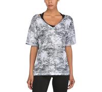 T-shirt PUMA pour femmes Dancer Drapey Tee Haut, noir/blanc, XS