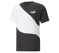 T-shirt - Puma - Power Cat - Noir - Coton 100% - Manches courtes - Coupe Regular L