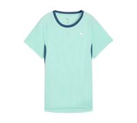 T-shirt Puma Run Velocity e0 manches courtes bleu pour femme, Taille XS.