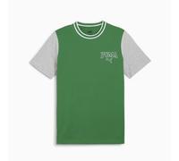 T-Shirt PUMA Squad Graphic Tee Originale Manches Courtes Vert Gris Coton