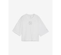 T-shirt Puma x HYROX CROPPED manches 3/4 blanc pur femme - XL