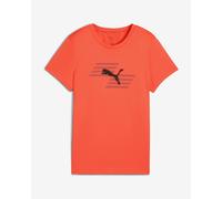 T-shirt Puma x HYROX Poly Graphic manches courtes orange intense femme - XS