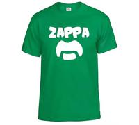 T-shirt punk crâne motard Glam Rock Band Irish Punk Stiff Rock Sham Frank Zappa, T-shirt vert irlandais imprimé blanc, L
