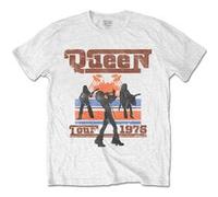 T-shirt queen 76 tour silhouettes unisexe blanc taille xl Blanc G