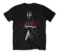 T-shirt queen freddie crown unisexe noir taille xl Noir G