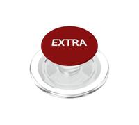 T-Shirt Qui Dit Plus T-Shirt - Ça Dit Le Mot Extra PopSockets PopGrip pour MagSafe