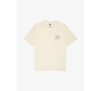 T-shirt Quiksilver Curve Palm Blanc M