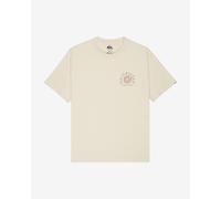 T-shirt Quiksilver Curve Palm manches courtes blanc rouge - M