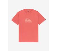 T-shirt Quiksilver Ev Comp Logo manches courtes rouge corail - M
