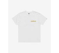T-shirt Quiksilver EV Disconnect Effects manches courtes blanc jaune - L