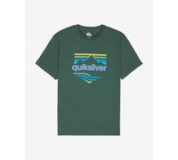T-shirt Quiksilver EV Horizon Fade manches courtes vert bleu jaune - XL
