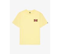 Quiksilver Ev Starfish Stamp Short Sleeve T-shirt Jaune S Homme