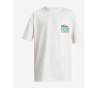 T-shirt Quiksilver Everyday UPF 50 manches courtes blanc vert enfant - 10