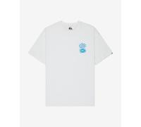 T-shirt Quiksilver Evo Blossom Of Peace manches courtes blanc bleu - L