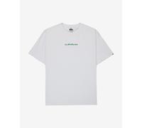 T-shirt Quiksilver Fractured Wave manches courtes blanc vert rose - XS