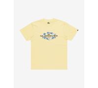 T-shirt Quiksilver Locked Up manches courtes jaune - XL