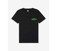T-shirt Quiksilver Quik Globe manches courtes noir pur garçon - 8