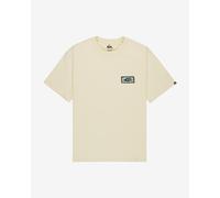 T-shirt Quiksilver Serenity Splash manches courtes blanc crème noir bleu - XS