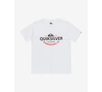 T-shirt Quiksilver Typed Out blanc rouge enfant - 8