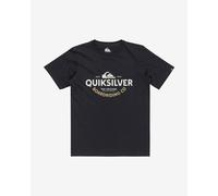 T-shirt Quiksilver Typed Out manches courtes bleu marine garçon - 16