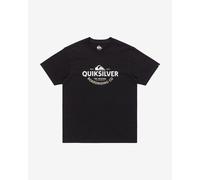 T-shirt Quiksilver Typed Out manches courtes noir blanc - S