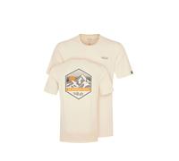 Rab - Stance Mountain Peak Tee - T-shirt - L - ecru