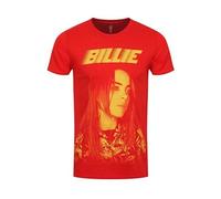 Billie Eilish T-Shirt Racer Logo Jumbo Homme Rouge - Taille XXL G