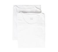 T-shirt RAGNO pour homme, manches courtes, col rond, ourlet bas, lot de 2, coton