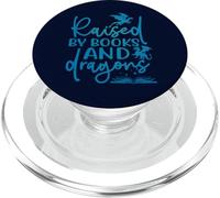 T-Shirt Raised by Books and Dragons Fantasy Book Lover PopSockets PopGrip pour MagSafe
