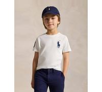 T-shirt Ralph Lauren Big Pony manches courtes blanc bleu enfant - 6