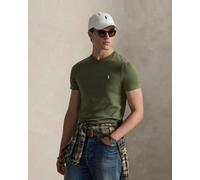 T-shirt Ralph Lauren Coupe Slim personnalisée manches courtes vert kaki - L
