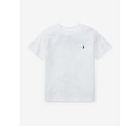 T-shirt Ralph Lauren Crewneck coton manches courtes blanc junior - S