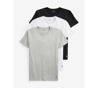 T-shirt Ralph Lauren Slim Fit manche courte gris blanc noir (3 unités) - XXL