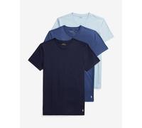 T-shirt Ralph Lauren Slim Fit manches courtes bleu marine bleu clair (3 unités) - L