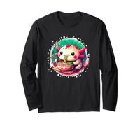 T-shirt Ramen Axolotl Kawaii Anime Tee Manga Japonais Manche Longue