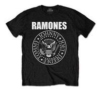 Rock Off Trade T-shirt Ramones Sceau présidentiel Unisexe Noir Taille XL