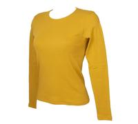 T-shirt ras du cou en coton à manches longues pour femmes RAGNO article 074529