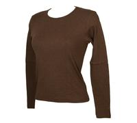 T-shirt ras du cou en coton à manches longues pour femmes RAGNO article 074529