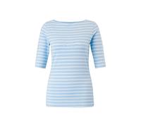 T-shirt rayÃ© Ã la coupe ajustÃ©e femme COMMA Bleu 46