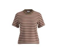T-shirt rayÃ© Ã manches courtes confectionnÃ© dans un mÃ©lange doux de jersey et de coton. femme s.Oliver Marron 34