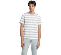 T-shirt rayÃ© avec logo Guess Blanc L